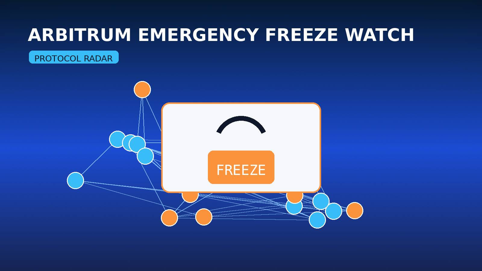 Arbitrum Emergency Freeze Puts KelpDAO Recovery Under Governance Watch